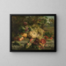naturaleza muerta con flores y frutas - Gerardina Jacoba van de Sande Bakhuyzen — cuadro enmarcado en la pared