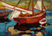 Bateaux de pesca en el puerto - Gerassim Semenovich Golovkov — vista de la obra