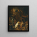 L'Adoration des Mages - Gerbrand van den Eeckhout — cuadro enmarcado en la pared