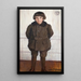 Retrato de Tage Thiel - Gerda Wallander — cuadro enmarcado en la pared