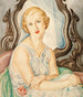 Lady in front of a mirror - Gerda Wegener — artwork view