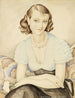 Retrato de una joven mujer - Gerda Wegener — vista de la obra