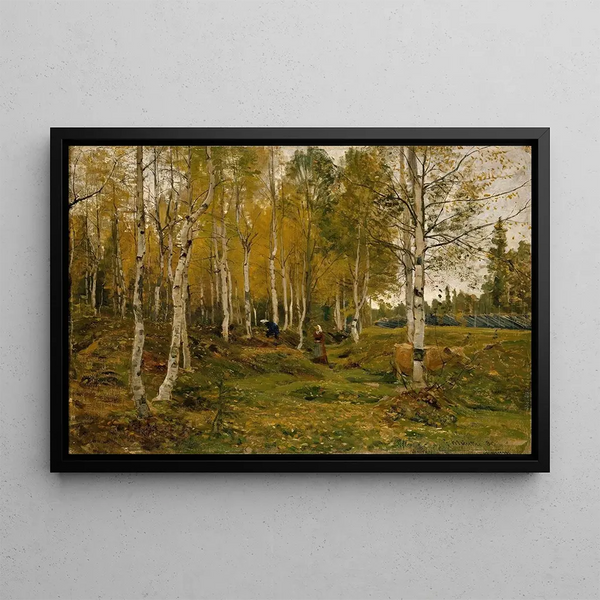 Gerhard Munthe - Birch Trees in Autumn.webp