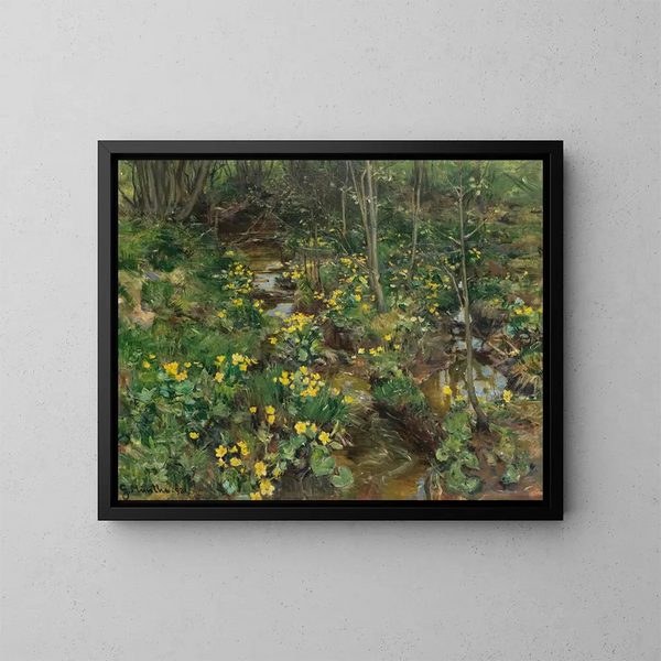 Souci - Gerhard Munthe — cuadro enmarcado en la pared