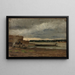 Vista del Rin cerca de Düsseldorf - Gerhard Munthe — cuadro enmarcado en la pared