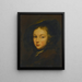 Portrait of a Boy - German School — framed artwork on a wall