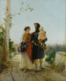 The Return of the Field - Gerolamo Induno — artwork view