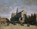 El mercado en Haarlem - Gerrit Adriaensz Berckheyde — vista de la obra