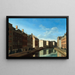 Vista de la Curva de oro en el Herengracht - Gerrit Adriaensz Berckheyde — cuadro enmarcado en la pared