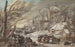 Figuras sobre un canal helado - Gerrit Battem — vista de la obra