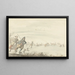 Winter Landscape Painting - Gerrit Grasdorp — framed artwork on a wall