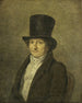 Portrait Painting of Jean Bernard, art collector and painter in Amsterdam - Gerrit Jan Michalis — artwork view