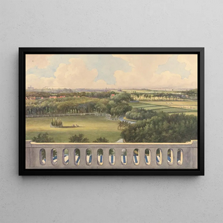 Gerrit Jan Schouten - Boschbeek Groenendaal View from Turret towards Haarlem and Zaandam.webp