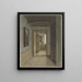 Interior - Gerrit Lamberts — cuadro enmarcado en la pared