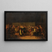 Wedding Feast - Gerrit Lundens — framed artwork on a wall