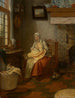 interior con una madre que amamanta - Gerrit Zegelaar — vista de la obra