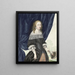 Autorretrato - Gesina ter Borch — cuadro enmarcado en la pared