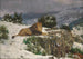 a lion in the snow - Géza Vastagh — artwork view