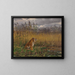 A tiger in a landscape - Géza Vastagh — framed artwork on a wall
