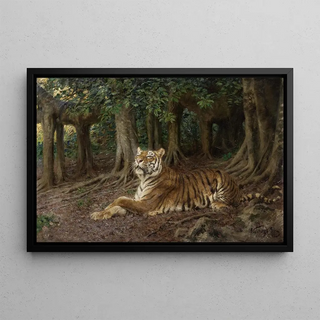 Geza Vastagh - Reclining Tiger.webp