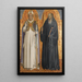 Saint Benoît et l'évêque Donatus - Gherardo Starnina — framed artwork on a wall