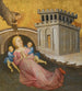 Un santo franciscano salvando milagrosamente a una mujer de la ahogadura - Gherardo di Jacopo di Neri — vista de la obra