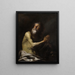 Santo ermitaño - Giacinto Brandi — cuadro enmarcado en la pared