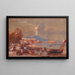 Vista de Nápoles desde Mergellina - Giacinto Gigante — cuadro enmarcado en la pared