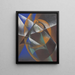 Mercure pasando frente al Sol - Giacomo Balla — cuadro enmarcado en la pared