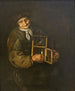 Old woman with a lamp - Giacomo Francesco Cipper — artwork view