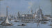 Santa Maria della Salute, Venice and Punta della Dogana - Giacomo Guardi — artwork view