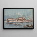 L'île de la Certosa - Giacomo Guardi — cuadro enmarcado en la pared