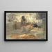 Odalisca - Giambattista Todeschini — cuadro enmarcado en la pared