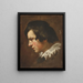Cabeza de un joven de perfil - Gian Lorenzo Bernini — cuadro enmarcado en la pared