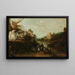 Aves acuáticas - Gijsbert Gillisz de Hondecoeter — cuadro enmarcado en la pared