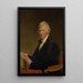 Coronel David Humphreys - Gilbert Stuart — cuadro enmarcado en la pared
