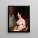 Dolley Payne Madison - Gilbert Stuart — cuadro enmarcado en la pared