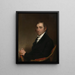 Fisher Ames - Gilbert Stuart — cuadro enmarcado en la pared