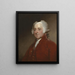 John Adams - Gilbert Stuart — cuadro enmarcado en la pared