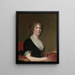 Margaret Spear Smith - Gilbert Stuart — framed artwork on a wall