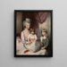 Retrato de una familia - Gilbert Stuart — cuadro enmarcado en la pared
