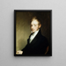 Retrato de Alexander Townsend - Gilbert Stuart — cuadro enmarcado en la pared