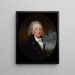 Retrato de Edward Loftus - Gilbert Stuart — cuadro enmarcado en la pared