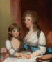 Retrato de la Sra. Samuel Dick y de su hija - Gilbert Stuart — vista de la obra