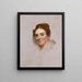 Retrato de una dama - Gilbert Stuart — cuadro enmarcado en la pared