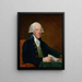 Retrato del muy honorable William Brownlow - Gilbert Stuart — cuadro enmarcado en la pared