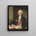 Sir John Dick - Gilbert Stuart — cuadro enmarcado en la pared