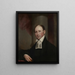 El reverendo Charles Burroughs D. D. - Gilbert Stuart — cuadro enmarcado en la pared