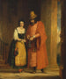 Shylock and Jessica from The Merchant of Venice II ii - Gilbert Stuart Newton — artwork view