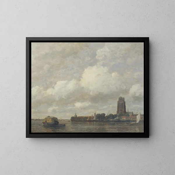 Dordrecht Painting - Gilbert von Canal — framed artwork on a wall